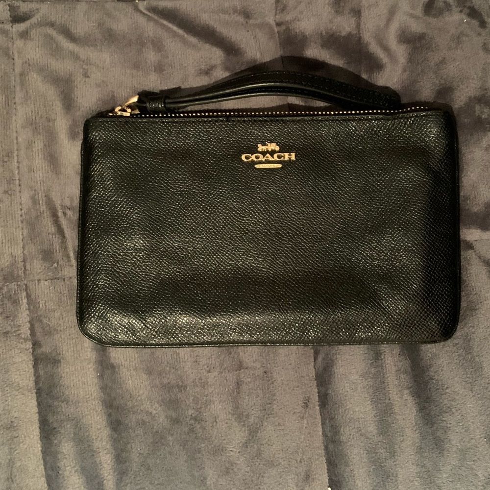 Medium sized Coach wristlet